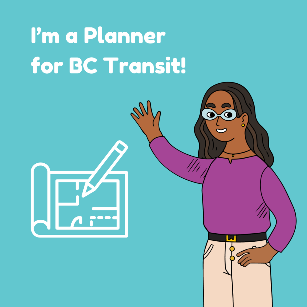 Illustration of a Planner for BC Transit.