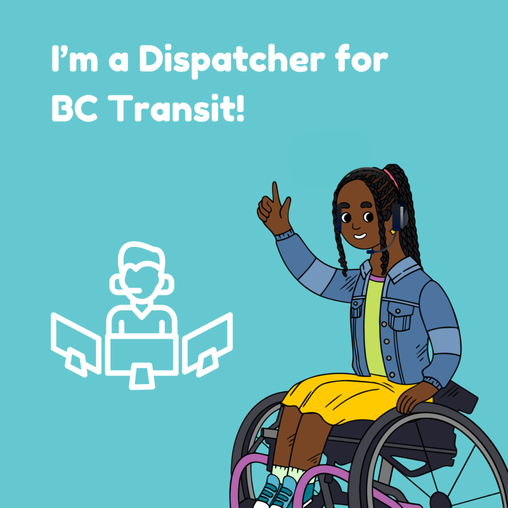 Illustration of a Dispatcher for BC Transit.