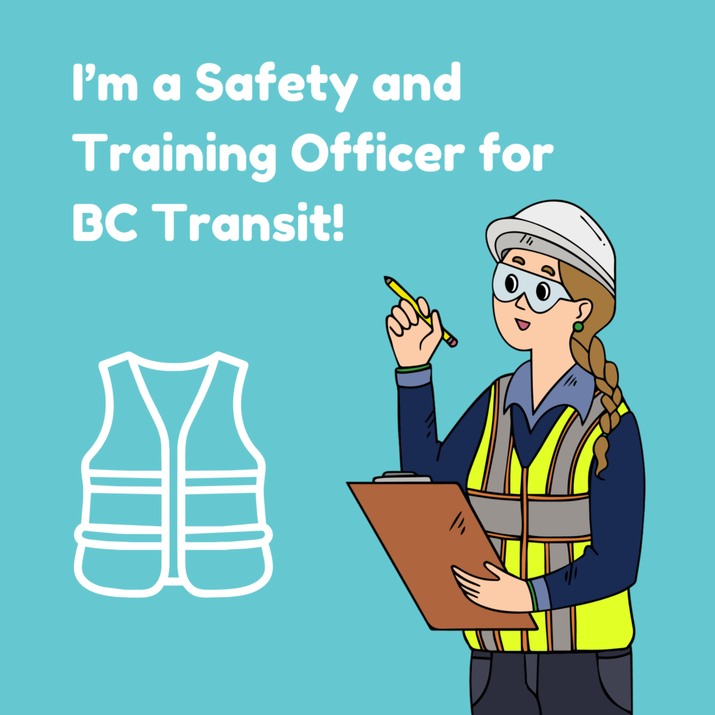 Illustration of a Safety and Training Officer for BC Transit.