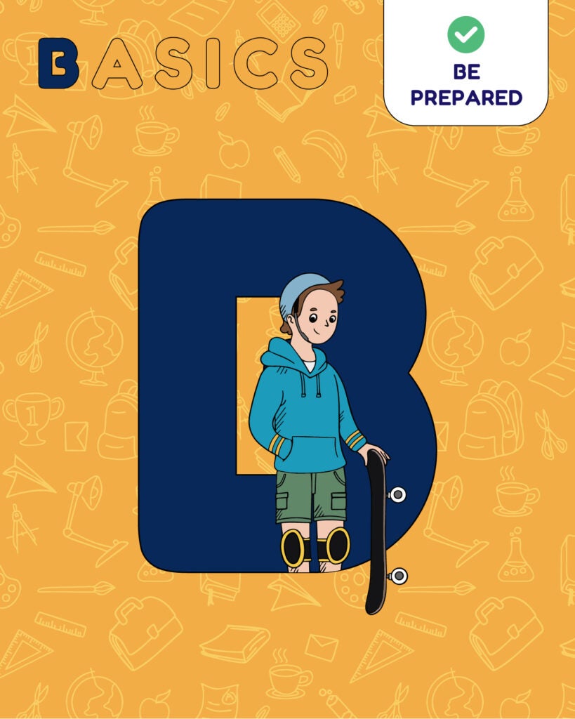 B is for Be prepared